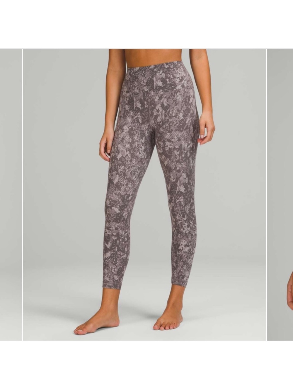 lululemon Align High-Rise Pant - Hideaway Camo Lunar Rock Multi